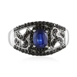 Nepalesischer Kyanit-Silberring