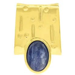 Nepalesischer Kyanit-Silberanhänger