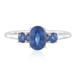 Nepalesischer Kyanit-Silberring