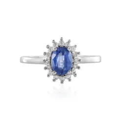 Nepalesischer Kyanit-Silberring