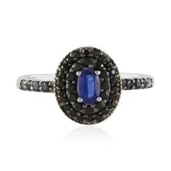 Nepalesischer Kyanit-Silberring