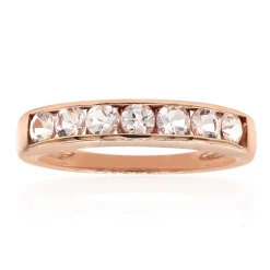 Nicht erhitzter Pinkfarbener Beryll-Goldring