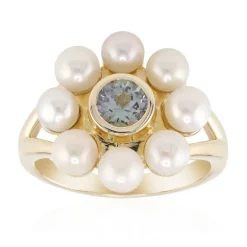 Nicht erhitzter Tansanit-Goldring (Remy Rotenier)