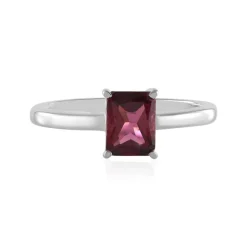 Nigerianischer Pinkfarbener Turmalin-Silberring