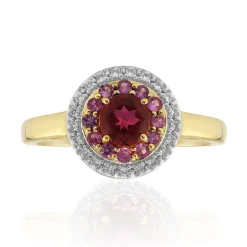 Nigerianischer Rubellit-Goldring (Mark Kaufman)