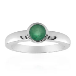 Nova Era-Smaragd-Silberring