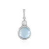 Ofiki-Aquamarin-Silberanhänger