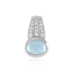 Ofiki-Aquamarin-Silberanhänger