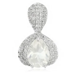 Orthoklas-Silberanhänger