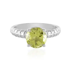 Ouro Verde-Quarz-Silberring