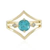 Paraiba-Apatit-Goldring (Adela Gold)