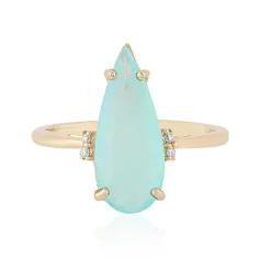 Paraiba-Opal-Goldring (AMAYANI)