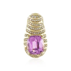 Patroke-Kunzit-Goldanhänger (de Melo)