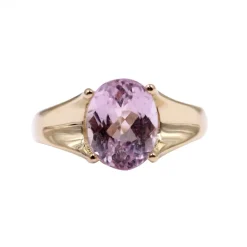 Patroke-Kunzit-Goldring