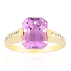 Patroke-Kunzit-Goldring (de Melo)