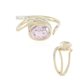 Patroke-Kunzit-Goldring (de Melo)