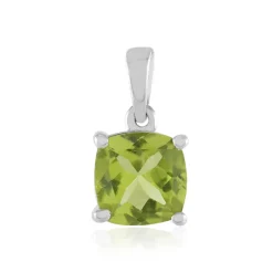Peridot-Silberanhänger
