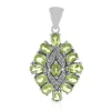 Peridot-Silberanhänger
