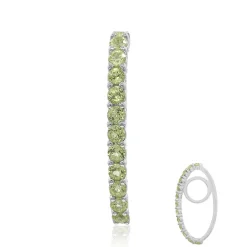 Peridot-Silberanhänger