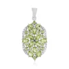 Peridot-Silberanhänger