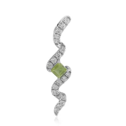 Peridot-Silberanhänger