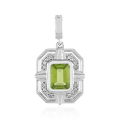 Peridot-Silberanhänger