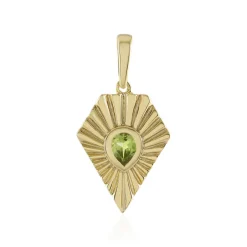 Peridot-Silberanhänger