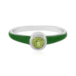 Peridot-Silberring