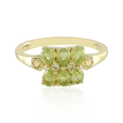 Peridot-Silberring