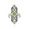Peridot-Silberring