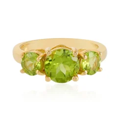 Peridot-Silberring