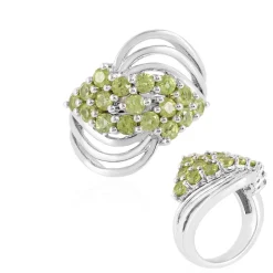 Peridot-Silberring