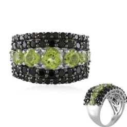 Peridot-Silberring
