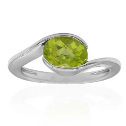 Peridot-Silberring
