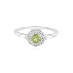 Peridot-Silberring