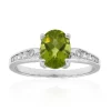 Peridot-Silberring