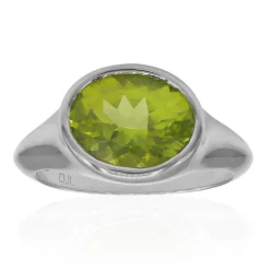 Peridot-Silberring