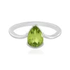 Peridot-Silberring