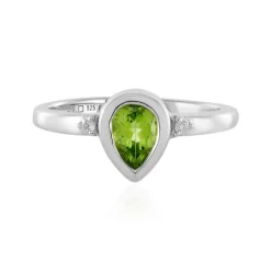 Peridot-Silberring