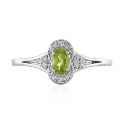 Peridot-Silberring