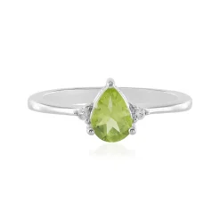 Peridot-Silberring