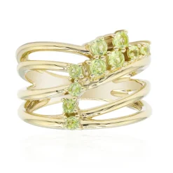 Peridot-Silberring