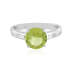 Peridot-Silberring (Adela Silber)
