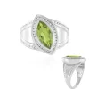 Peridot-Silberring (de Melo)