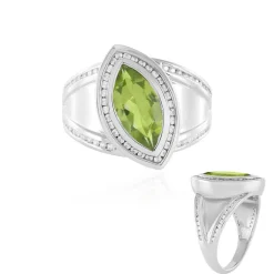 Peridot-Silberring (de Melo)