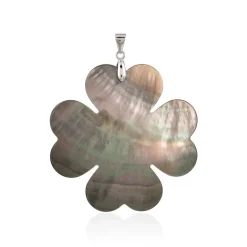 Perlmutt-Silberanhänger