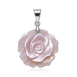 Perlmutt-Silberanhänger