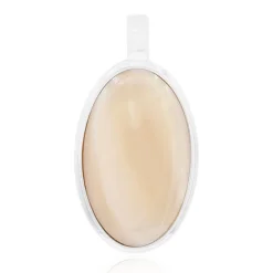 Perlmutt-Silberanhänger