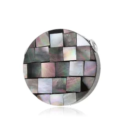 Perlmutt-Silberanhänger