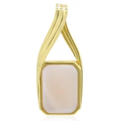 Perlmutt-Silberanhänger